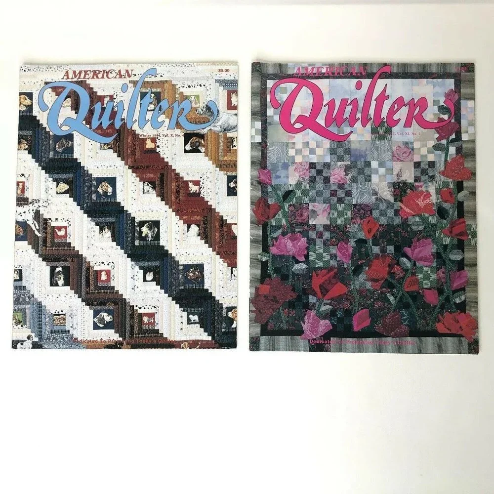 9 American Quilter Magazines Back Issues 1993‎ 1994 1995 1997 Lot Quilting